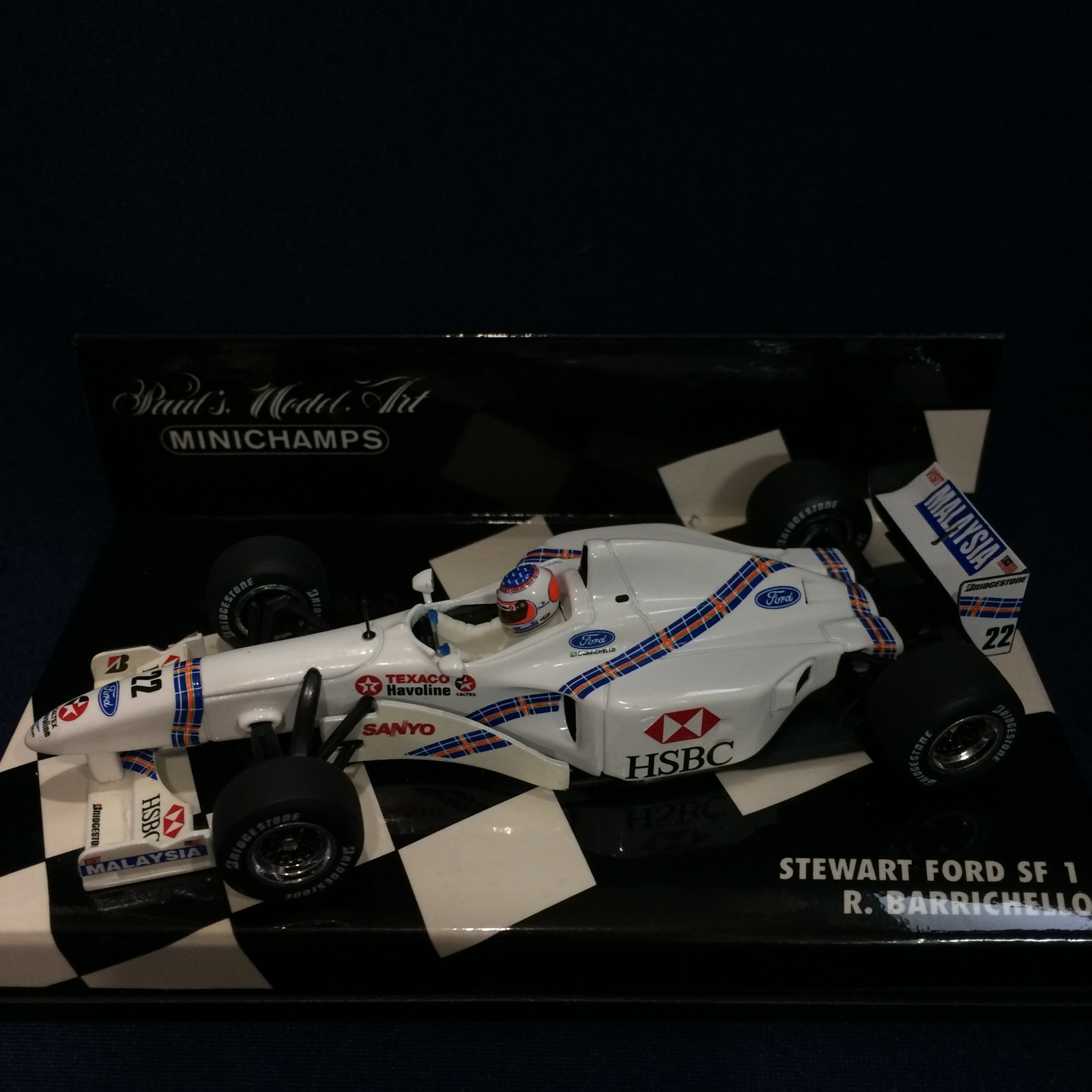 画像1: セカンドハンド品●PMA1/43 STEWART FORD SF1 (R.バリチェロ）#22