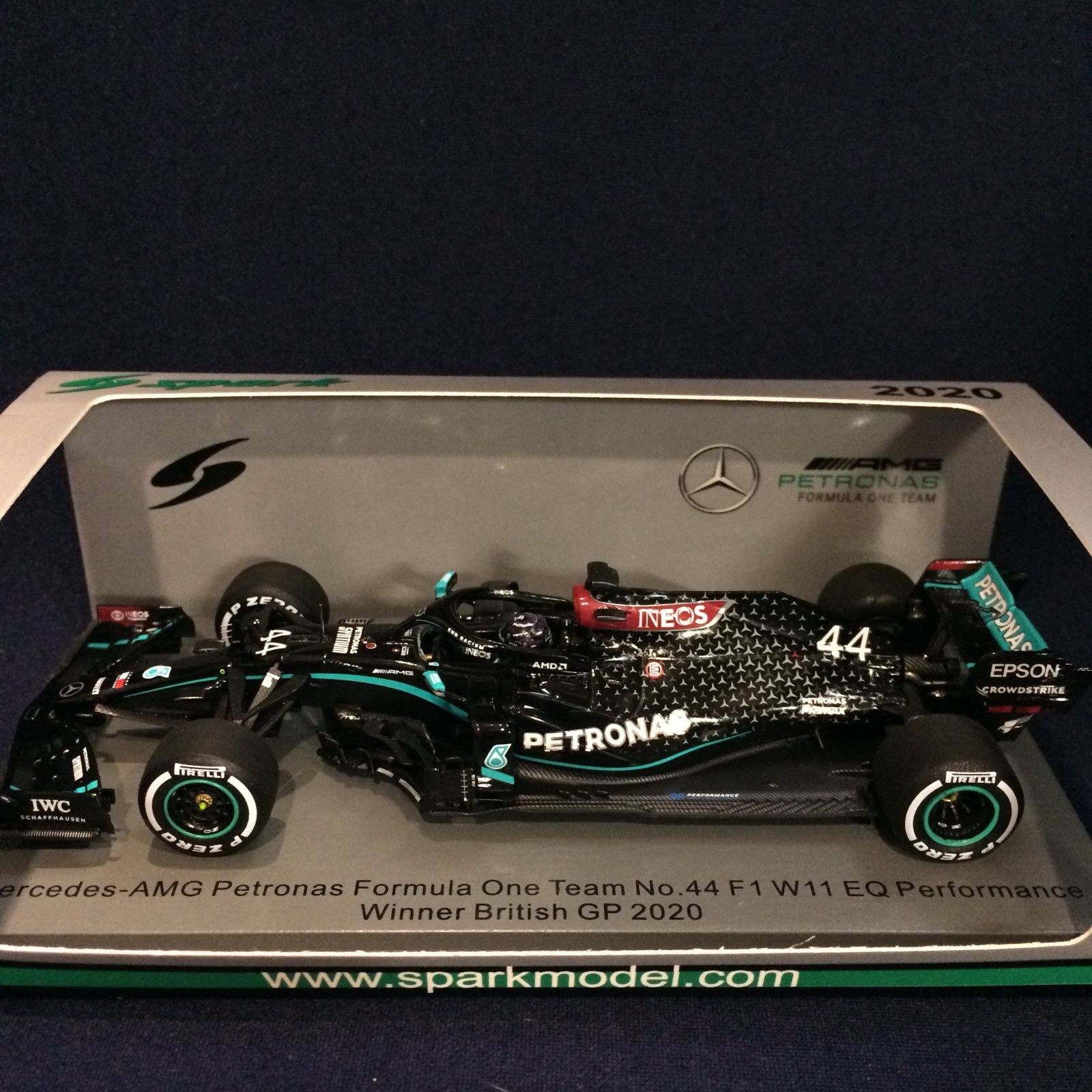 画像1: セカンドハンド品●SPARK 1/43 MERCEDES-AMG PETRONAS W11 WINNER BRITISH GP 2020 (l.ハミルトン）#44