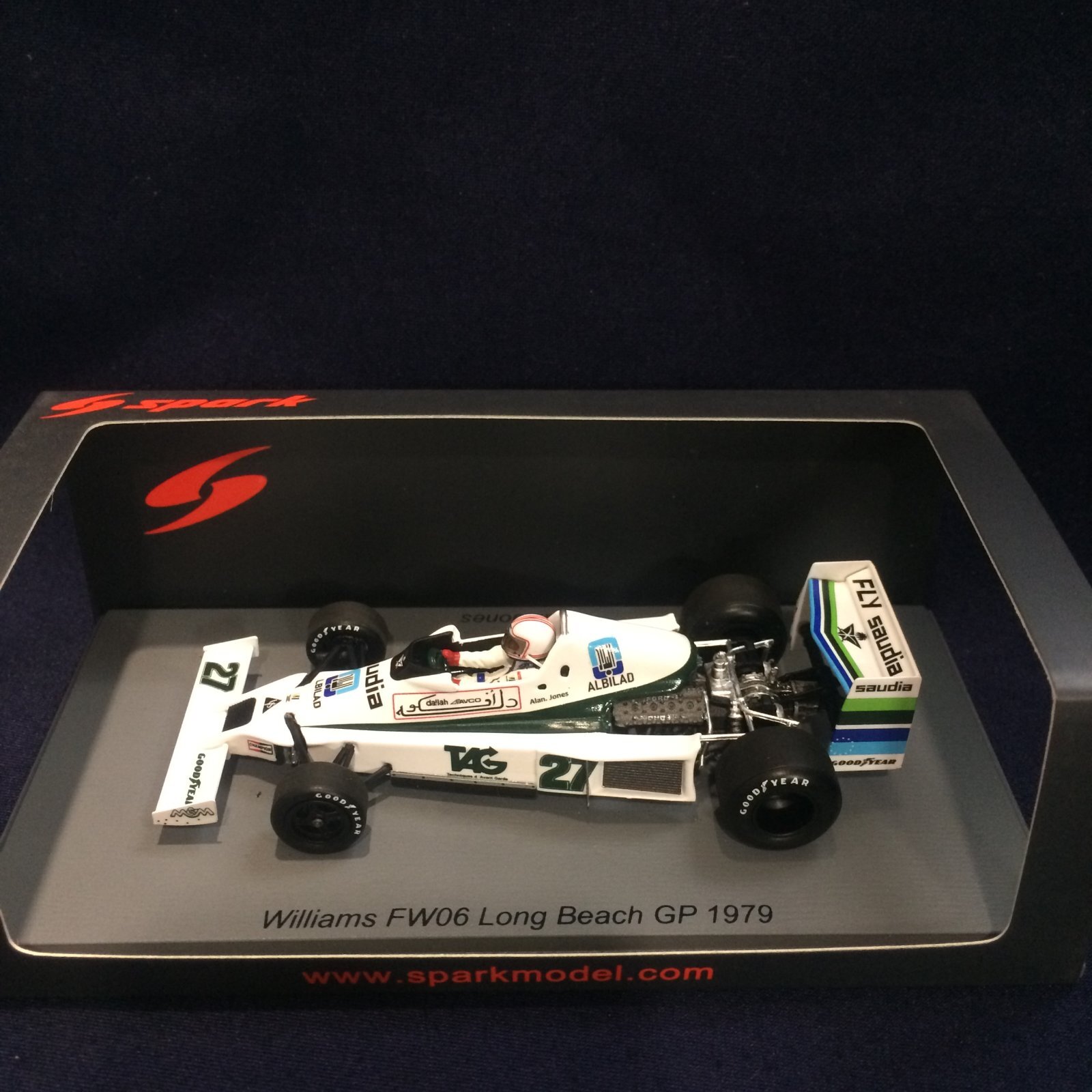 画像1: 新品正規荷品●SPARK1/43 WILLIAMS FW06 LONG BEACH GP 1979 (A.ジョーンズ）#27