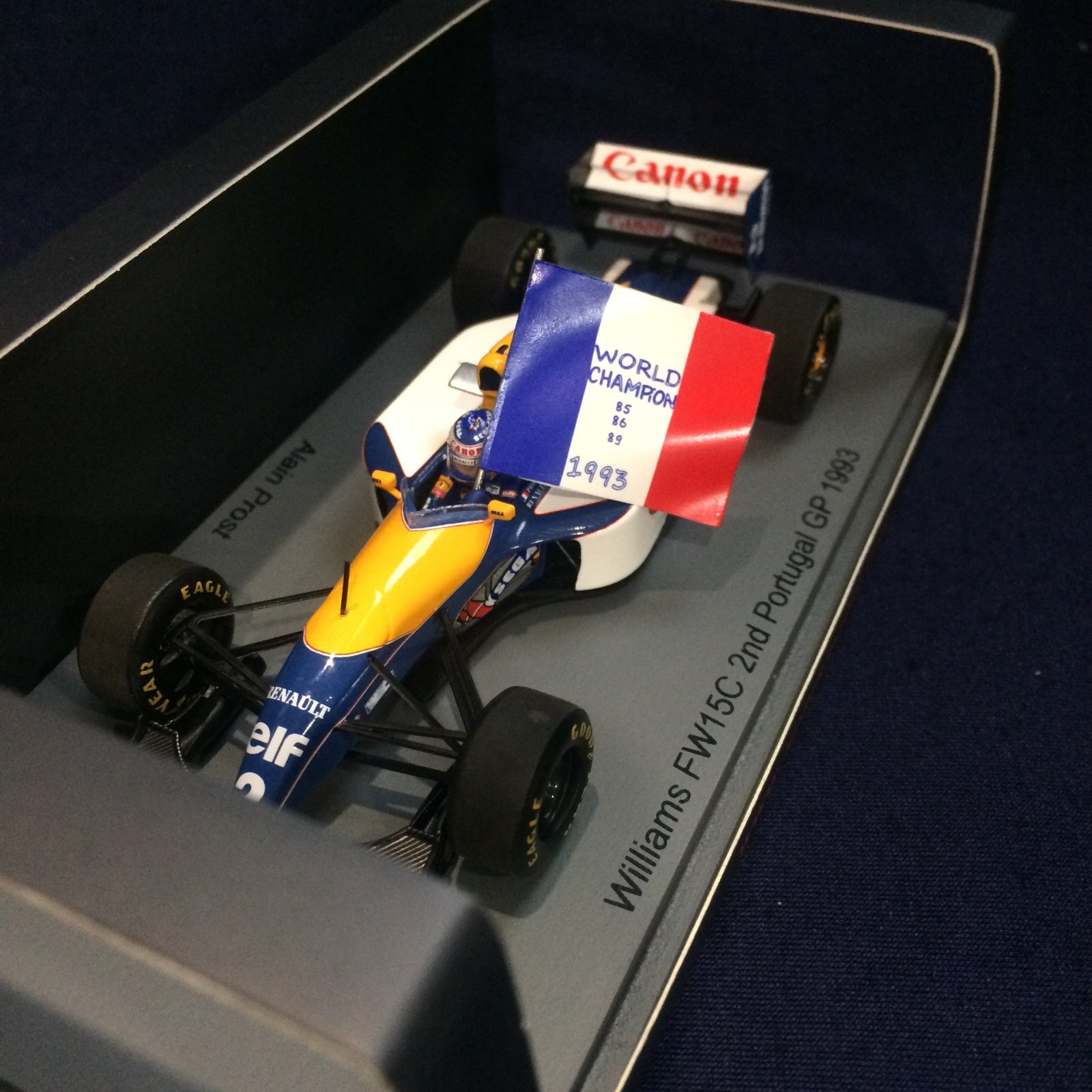 画像: 新品正規荷品●SPARK1/43 WILLIAMS FW15C 2nd PORTUGAL GP 1993 (A.プロスト）#2