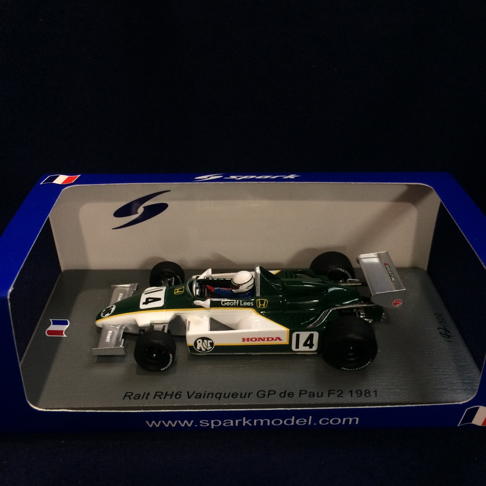 画像1: セカンドハンド品●SPARK 1/43 RALT RH6 VAINQUEUR GP de PAU F2 1981 (G.LEES) #14