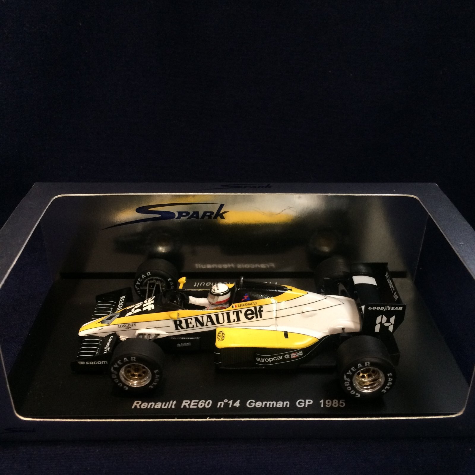 画像1: セカンドハンド品●SPARK 1/43 RENAULT RE50 GERMAN GP 1985 (F.HESNAULT) #14