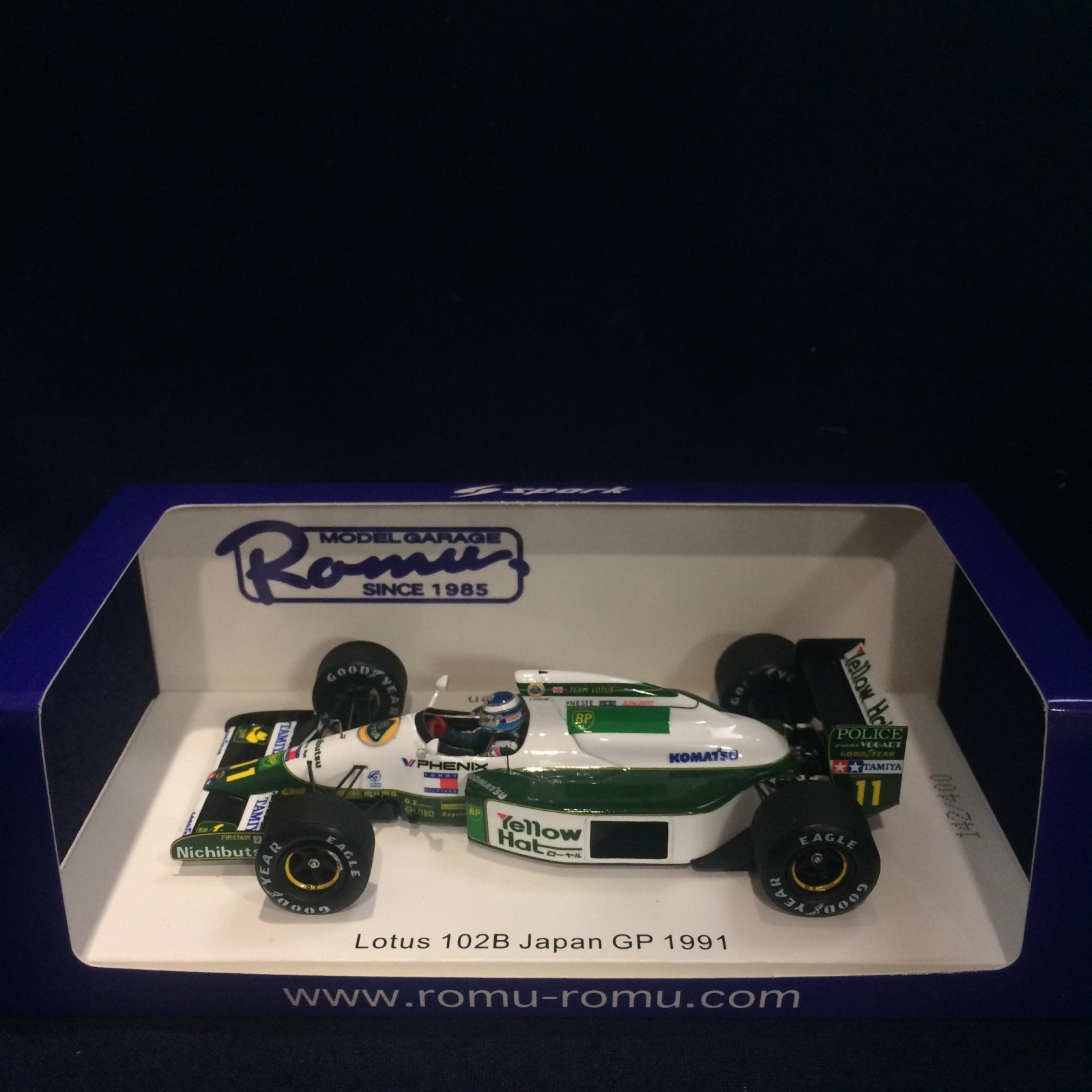 画像1: セカンドハンド品●ROMU別注●SPARK1/43 LOTUS 102B JAPAN GP 1991 (M.ハッキネン）#11
