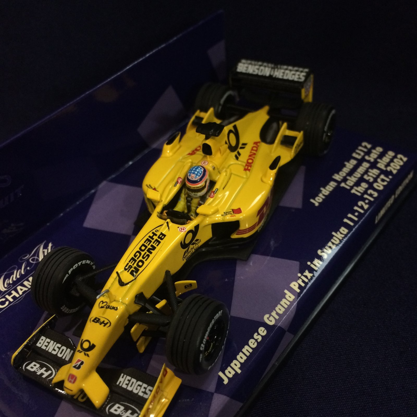 画像: セカンドハンド品●タバコカスタム品●鈴鹿サーキット別注●PMA1/43 JORDAN HONDA EJ12 JAPANESE GP 5th PLACE (佐藤琢磨）#10 
