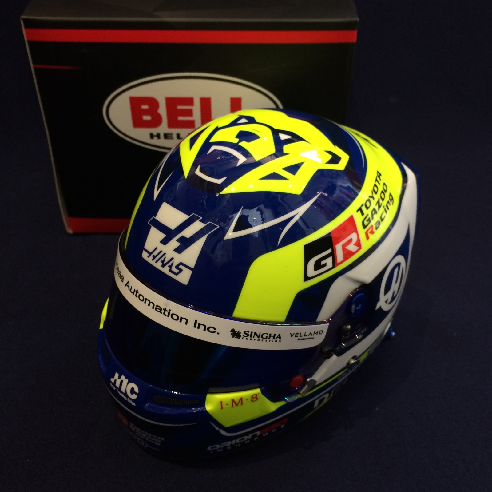 画像1: 新品正規入荷品●BELL 1/2 TRG HAAS F1 2026 (O.ベアマン）ミニヘルメット