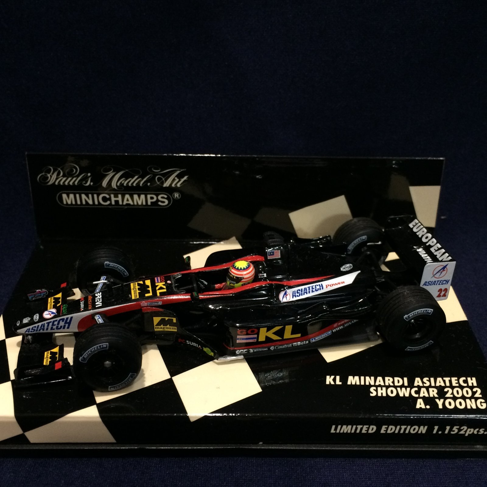 画像1: セカンドハンド品●PMA1/43 KL MINARDI ASIATECH SHOWCAR 2002 (A.ユーン）#22