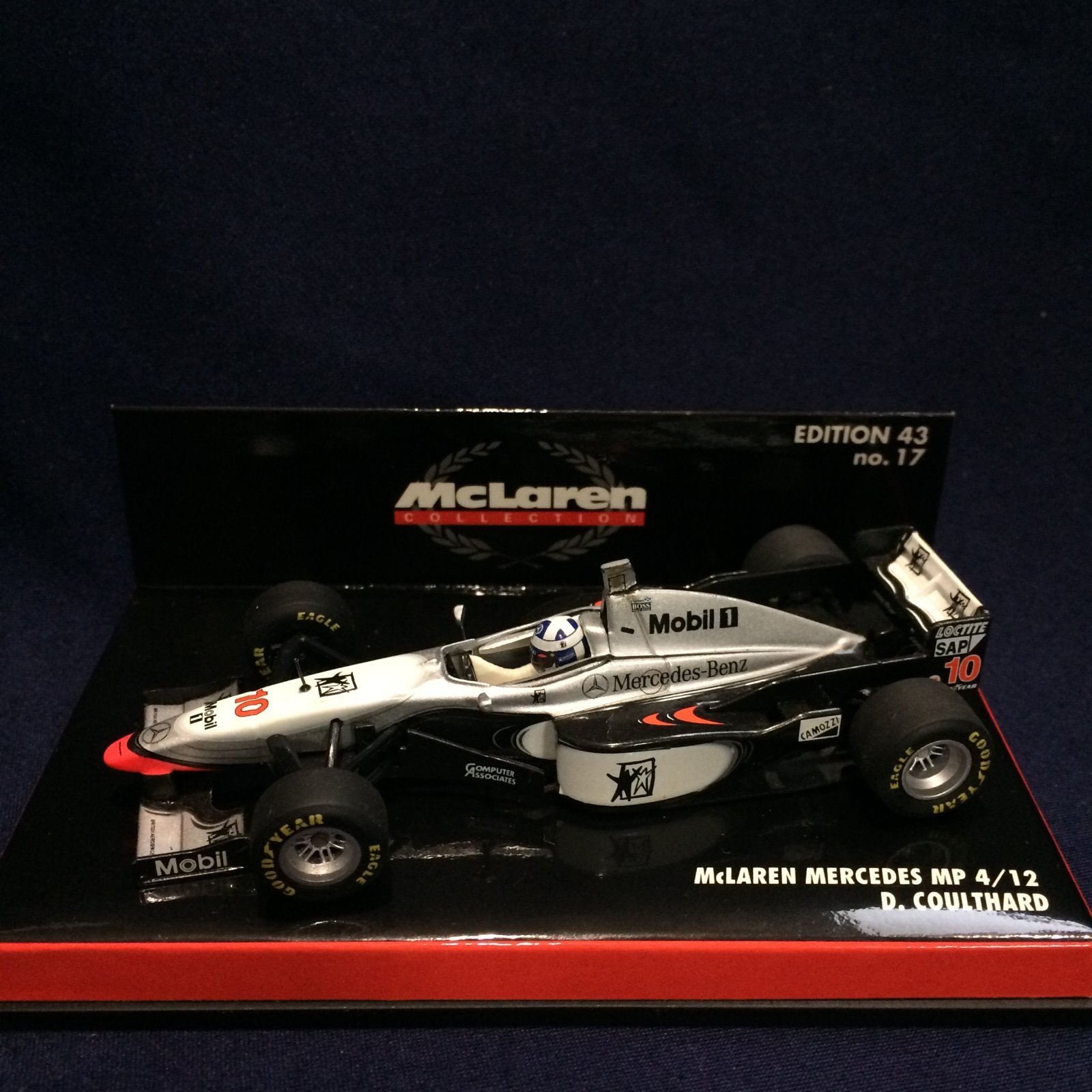 画像1: セカンドハンド品●PMA1/43 McLAREN MERCEDES MP4/12 (D.クルサード）#10 ※ブラックスター仕様