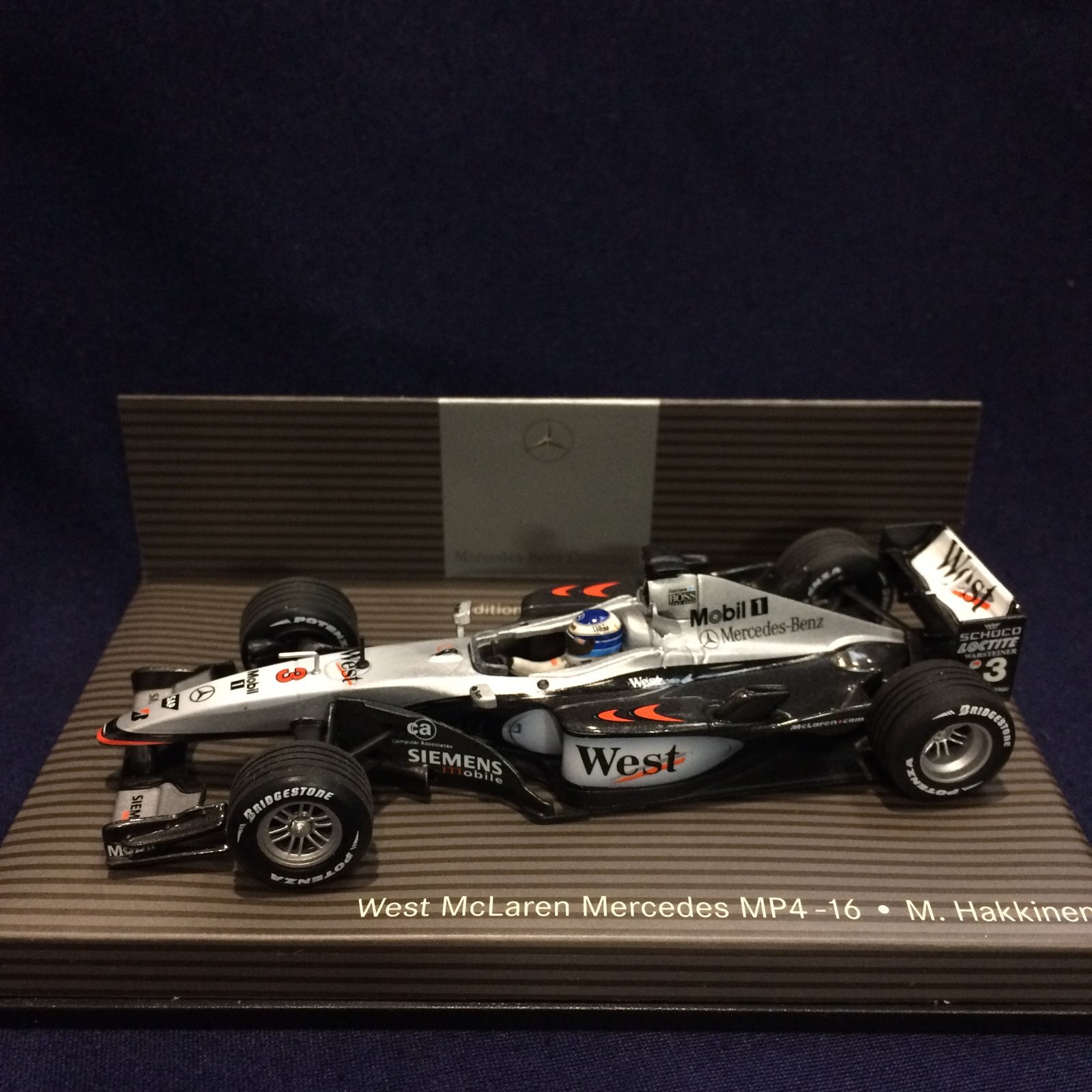 画像1: セカンドハンド品●ベンツ別注●PMA1/43 McLAREN MERCEDES MP4/16 (M.ハッキネン）#3