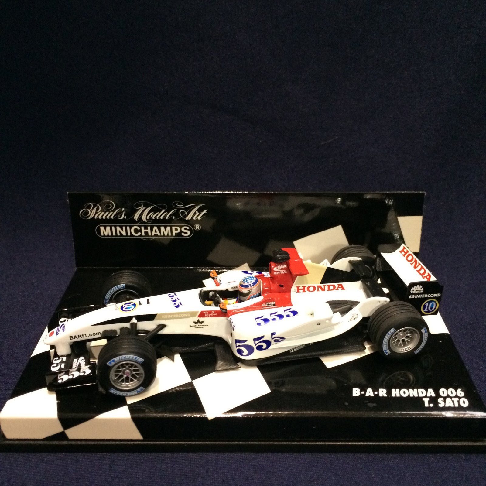 画像1: セカンドハンド品●タバコカスタム品●PMA1/43 BAR HONDA 006 CHINESE GP (佐藤琢磨）#10