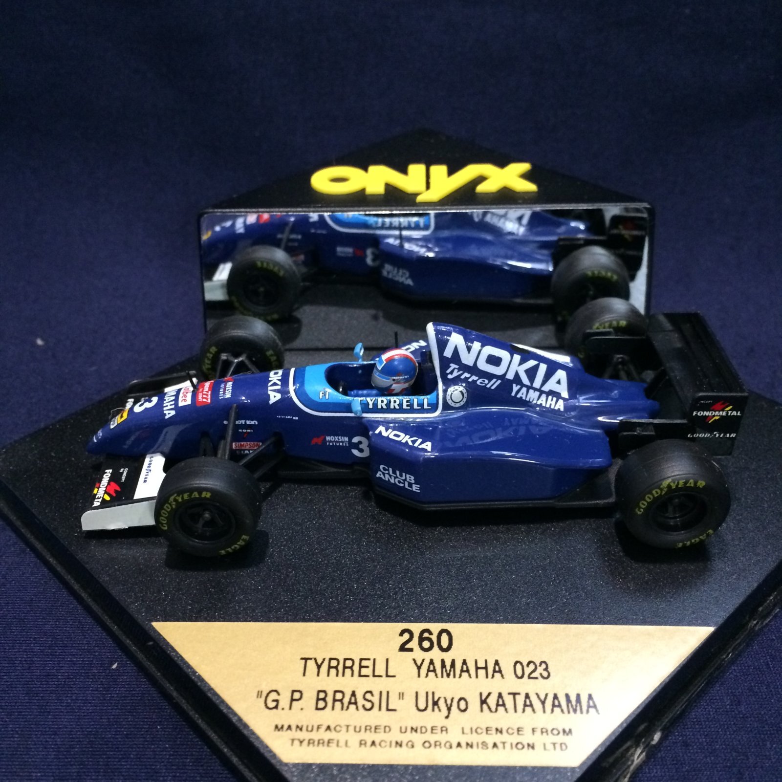 画像1: セカンドハンド品●ONYX 1/43 TYRRELL YAMAHA 023 BRASIL GP (片山右京) #3