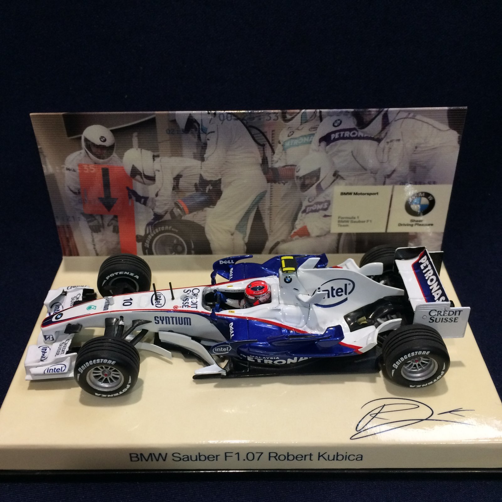 画像1: セカンドハンド品●BMW別注品●PMA1/43 BMW SAUBER F1.07 (R.クビカ）#10