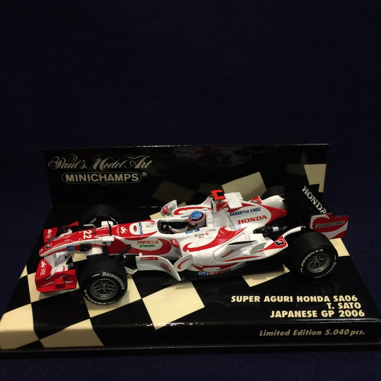 画像1: 新品正規入荷品●PMA1/43 SUPER AGURI HONDA SA06 JAPANESE GP 2006 (佐藤琢磨）#22