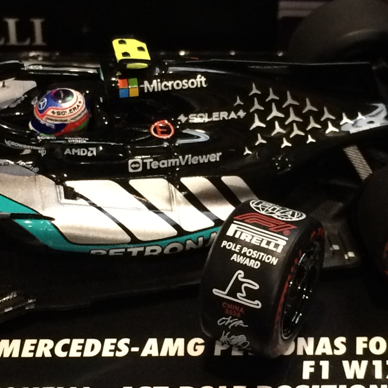 画像: 新品正規荷品●PMA 1/43 MERCEDES-AMG PETRONAS W17 1st POLE POSITION CHINESE GP 2026 (K.アントネッリ）#12