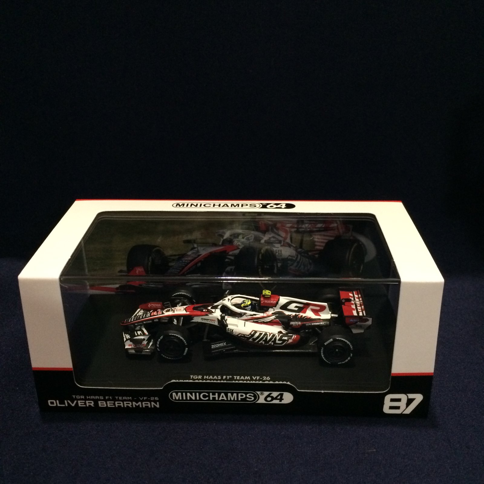 画像1: 新品正規荷品●PMA1/64 TGR HAAS VF-26 JAPANESE GP 2026 (O.ベアマン）#87 ※GODZILLAコラボ※