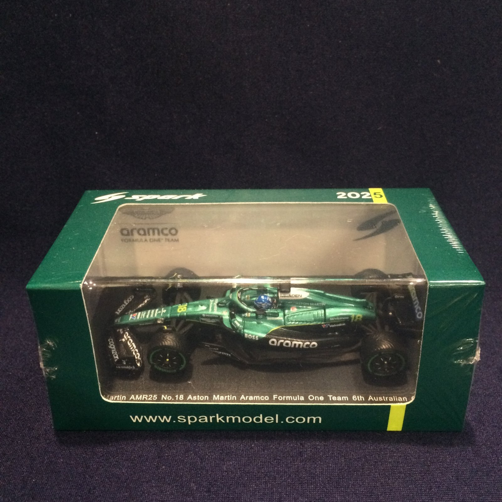画像1: 新品正規荷品●SPARK1/64 ASTON MARTIN AMR25 6th AUSTRALIAN GP 2025 (L.ストロール）#18