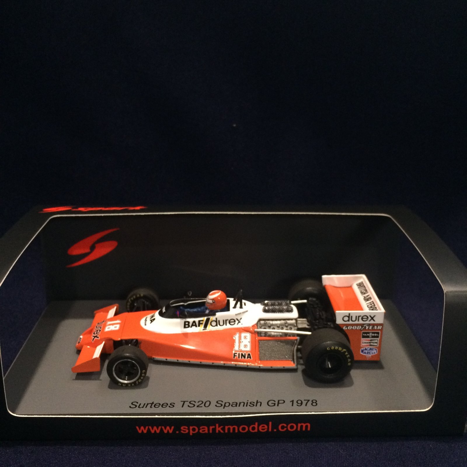 画像1: 新品正規荷品●SPARK1/43 SURTEES TS20 SPANISH GP 1978 (R.KEEGAN) #18