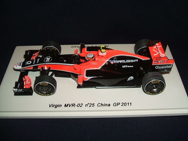 画像1: 新品正規入荷品●SPARK1/43 Virgin MVR-02 China GP 2011 (Jerome D.Ambrosio)） #25