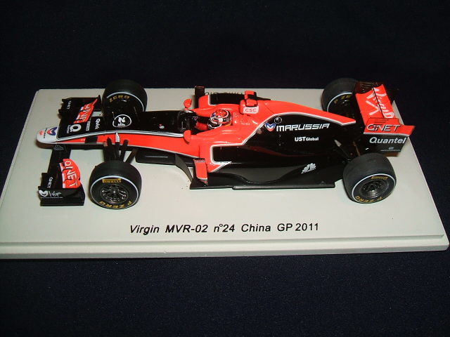 画像1: 新品正規入荷品●SPARK1/43 Virgin MVR-02 China GP 2011 (T.グロック） #24