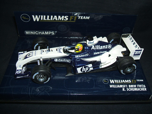 セカンドハンド品●PMA1/43 WILLIAMS BMW FW26 (R．シューマッハ）