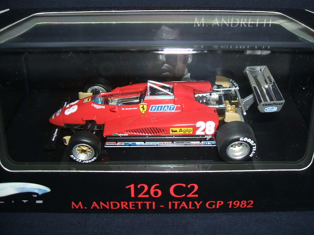 画像1: 新品正規入荷品●マテル1/43 FERRARI 126C2 ITALY GP (M.ANDRETTI) 1982 #28
