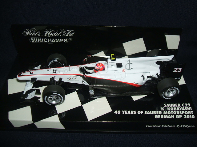 画像1: 新品正規入荷品●PMA1/43 SAUBER C29 ザウバー40周年記念モデル　(小林可夢偉) GERMAN GP 2010