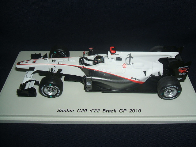 画像1: 新品正規入荷品●SPARK1/43 Sauber C29 Brazil GP 2010 (N.ハイドフェルド） #22