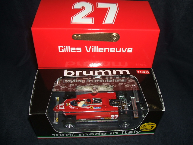 画像: 新品正規入荷品●brumm 1/43 Ferrari 126C2 turdo USA Ovest GP Long Beach 1982 (G.ビルヌーブ） #27