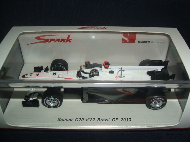 画像: 新品正規入荷品●SPARK1/43 Sauber C29 Brazil GP 2010 (N.ハイドフェルド） #22